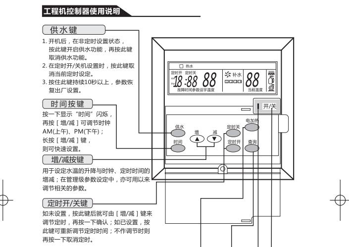 商用机热水说明书品牌+通用